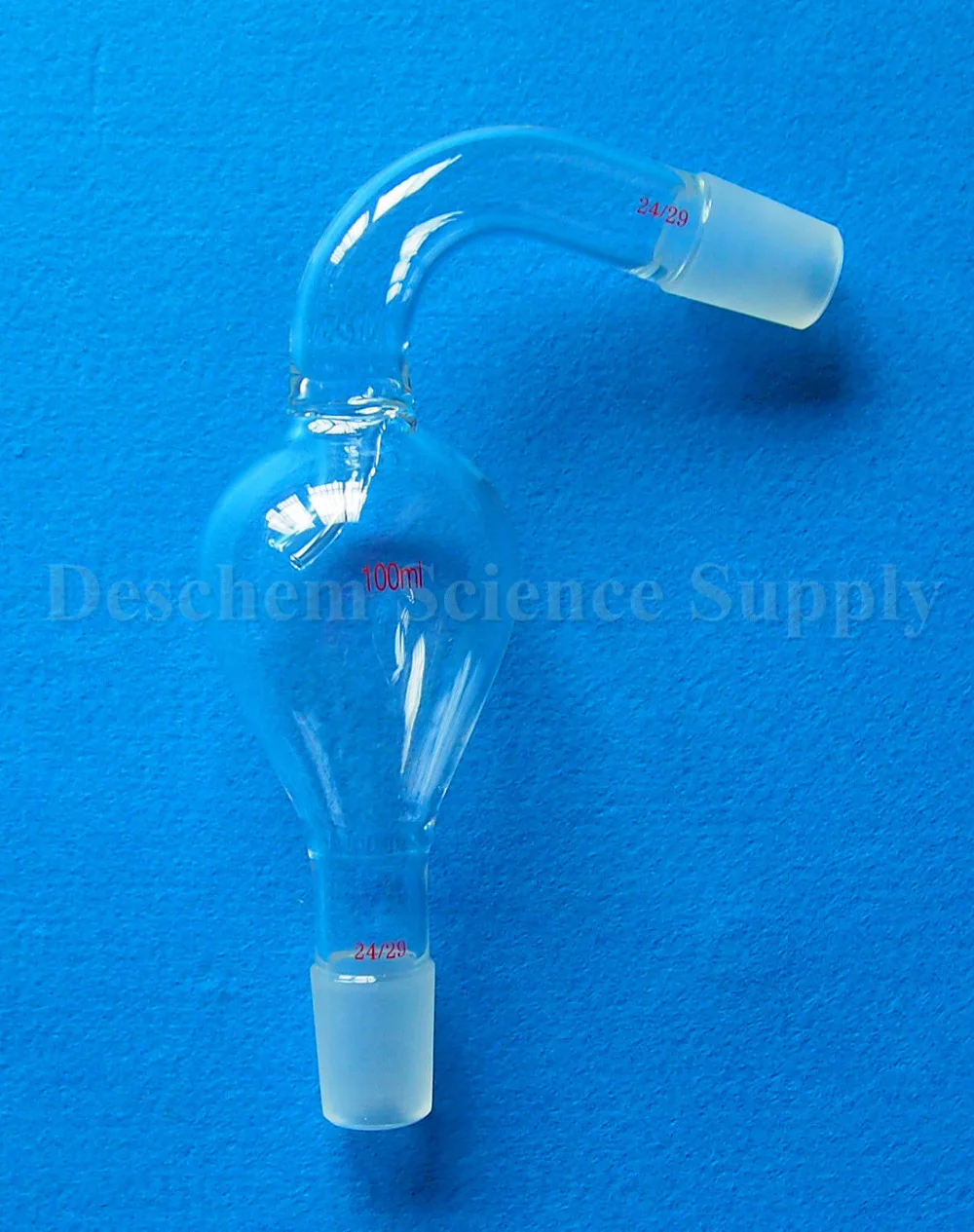 100ml,24/29,Glass Bent anti splash adapter,Chemistry Laboratory