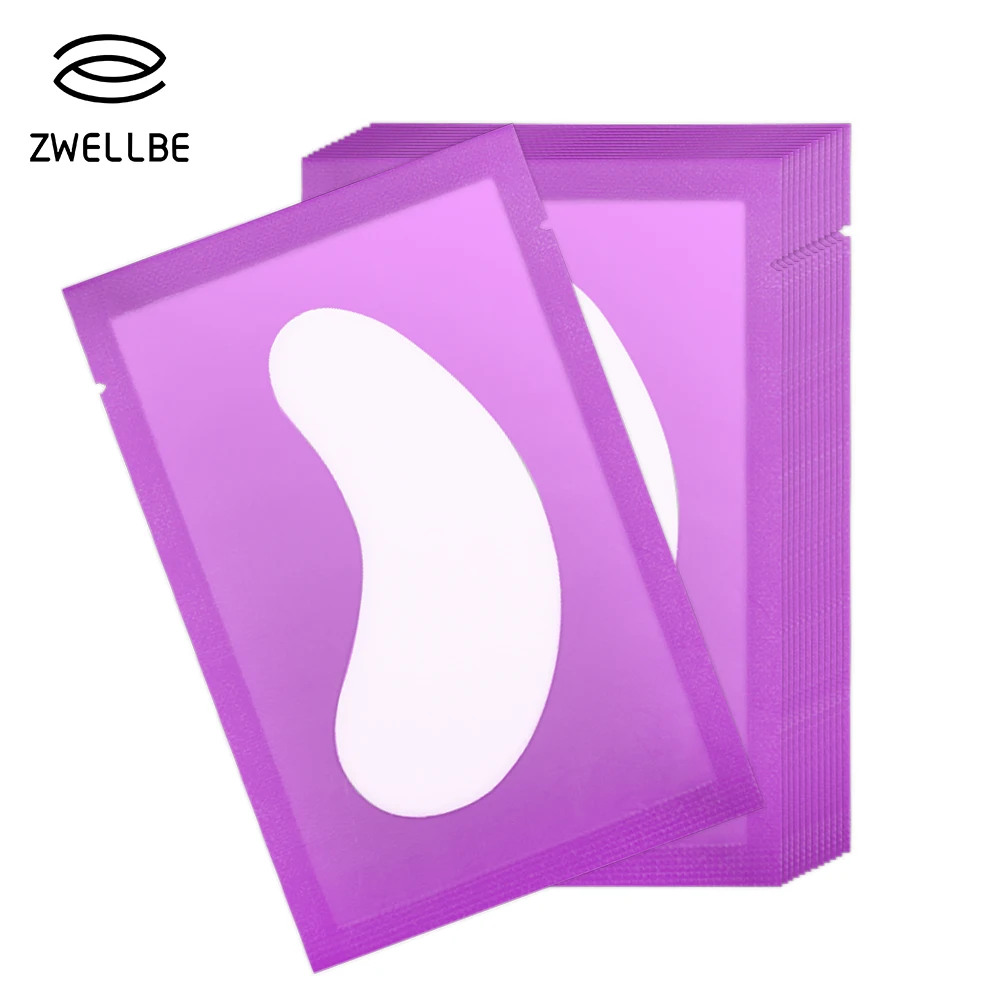 

50pairs/pack New Paper Patches Eyelash Under Eye Pads Lash Eyelash Extension Paper Patches Eye Tips Sticker Wraps Make Up Tools