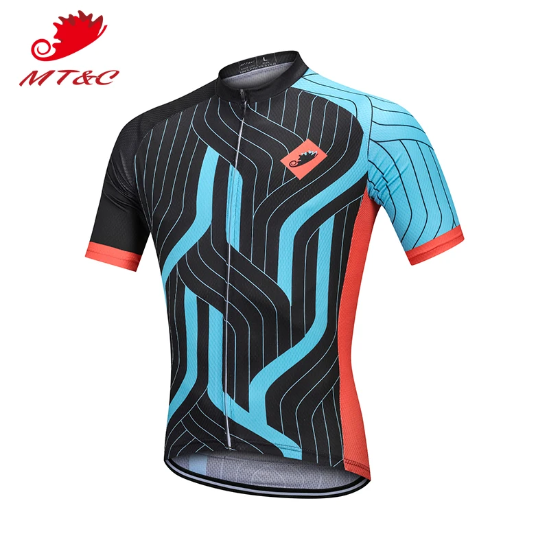 

MT&C Man Cycling Jersey Sky Blue Genesis Breathable Clothes Quick Dry Polyester Spring Summer Sportswear Pro Teams Bike Clothes