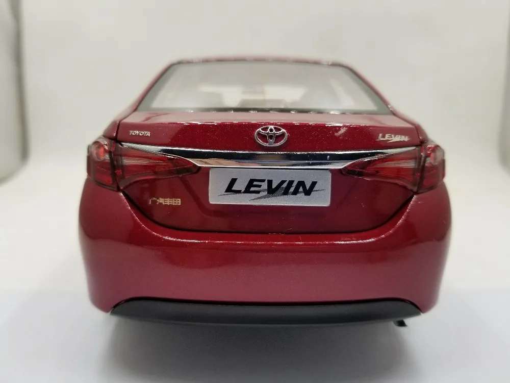 1:18 литья под давлением модели для Toyota Corolla levin фиолетовая Игрушечная машина из сплава миниатюрный коллекция подарки