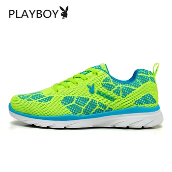 

PLAYBOY 2016 Spring/Autumn New Arrivals Fashion Men Casual Shoes Lace Breathable Mesh Couple shoes Outdoor shoes