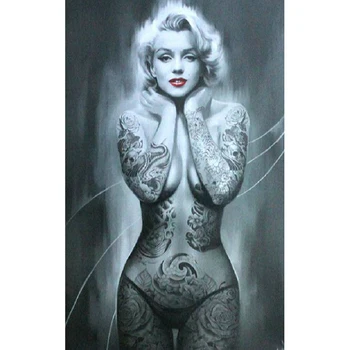 

5D Diy Diamond Painting Cross Stitch full Square Round Diamond Embroidery Marilyn Monroe picture for wall room Decor H891