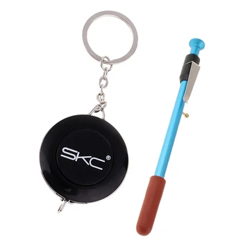 

Car Brake Pad Test Pen Tire Tread Depth Indicator Ruler Thickness Measuring Tool Mini Tape Measure Keyring for Garment 150cm Set