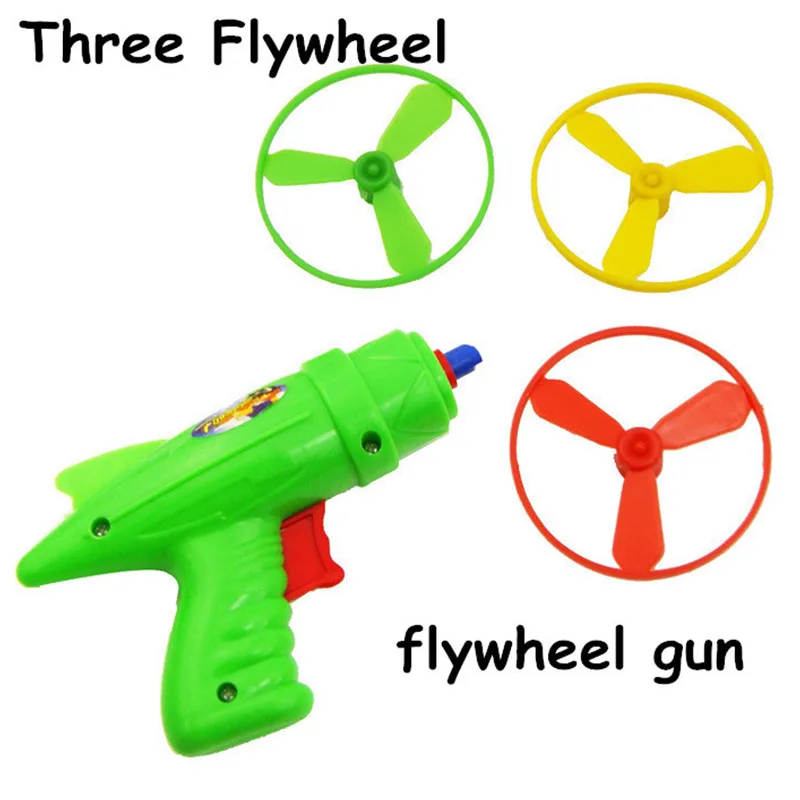 Free shipping children flying saucer toy guns,three different colors