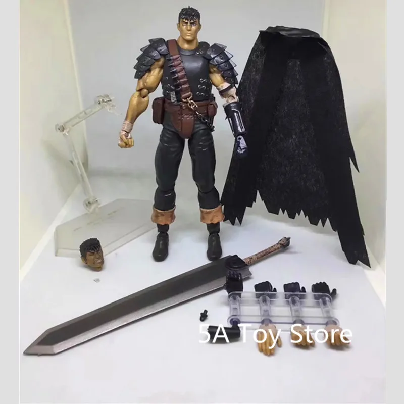 Figurine Berserk Guts 16 Cm - L'Épéiste Noir, Collection Anime, Cadeau Fan