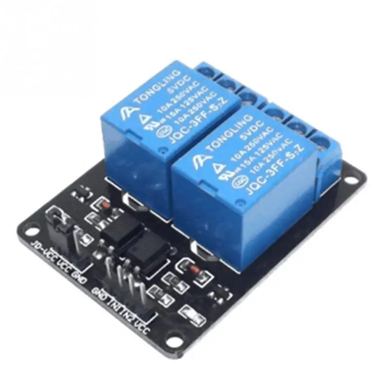 

5V Two 2 Channel Relay Module With optocoupler For PIC AVR DSP ARM Arduino