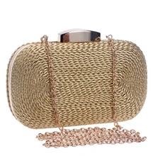 Новые модные женские туфли Курьерские сумки трикотажные Стиль Винтаж металла Ежедневные клатчи маленький кошелек вечерние сумки для Свадебная вечеринка сумка