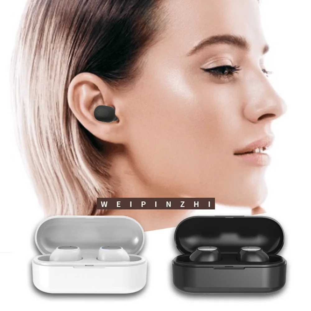 Mini Bluetooth 5.0 Earphone Wireless bluetooth subwoofer Stereo earphones Sports headset Support Automatic pairing Smart Phones