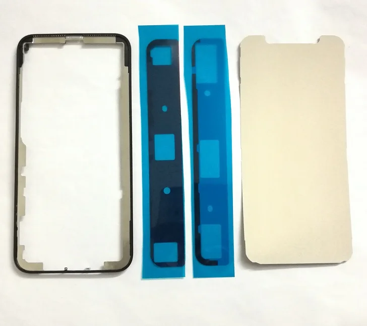 

10Pcs Bezel Chassis Middle Frame For iPhone X Front Glass 5.8" Touch Screen Lens Outer Panel Cover LCD Display