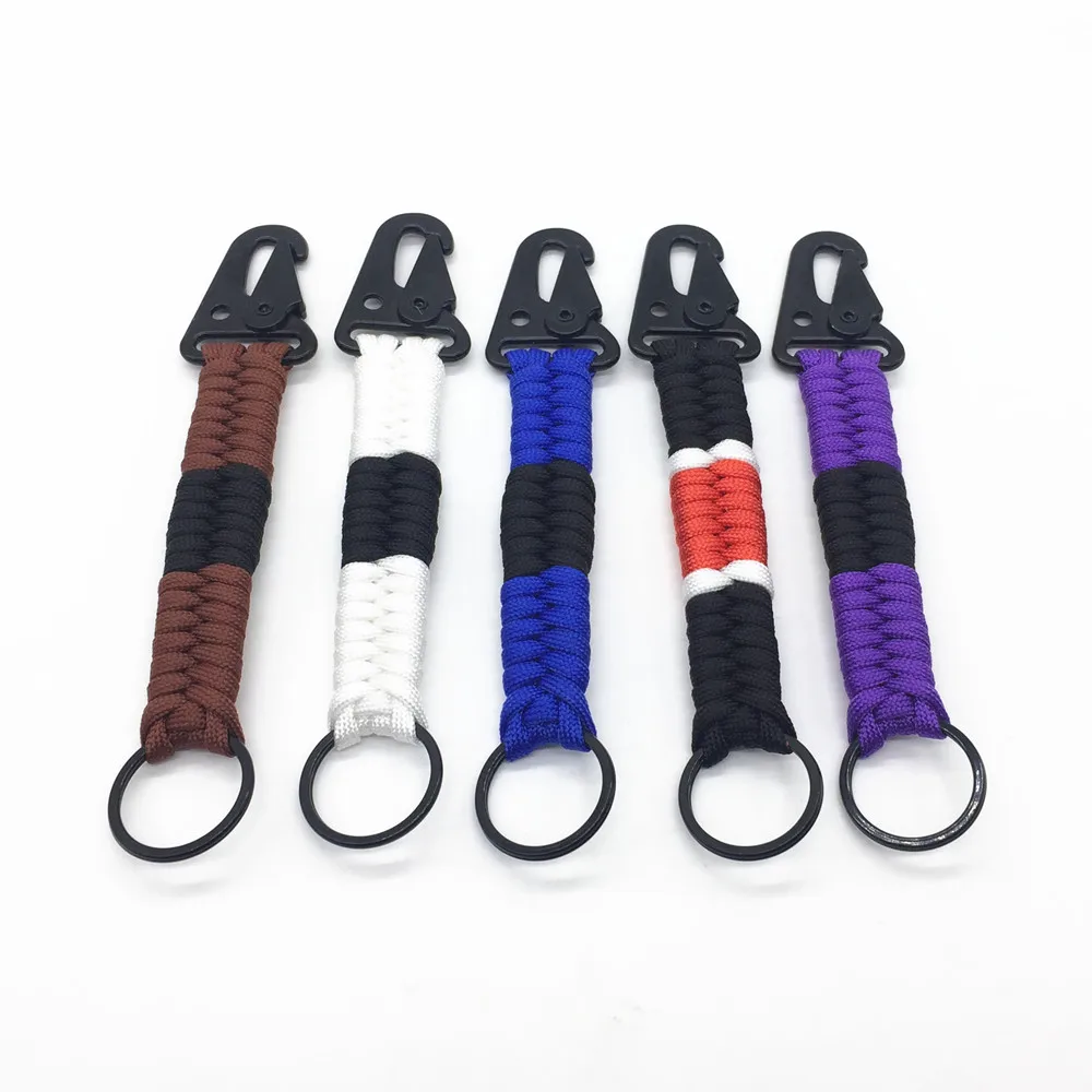 Брелок из паракорда ручной работы для выживания Olecranon на застежке Molle Hoods кемпинга