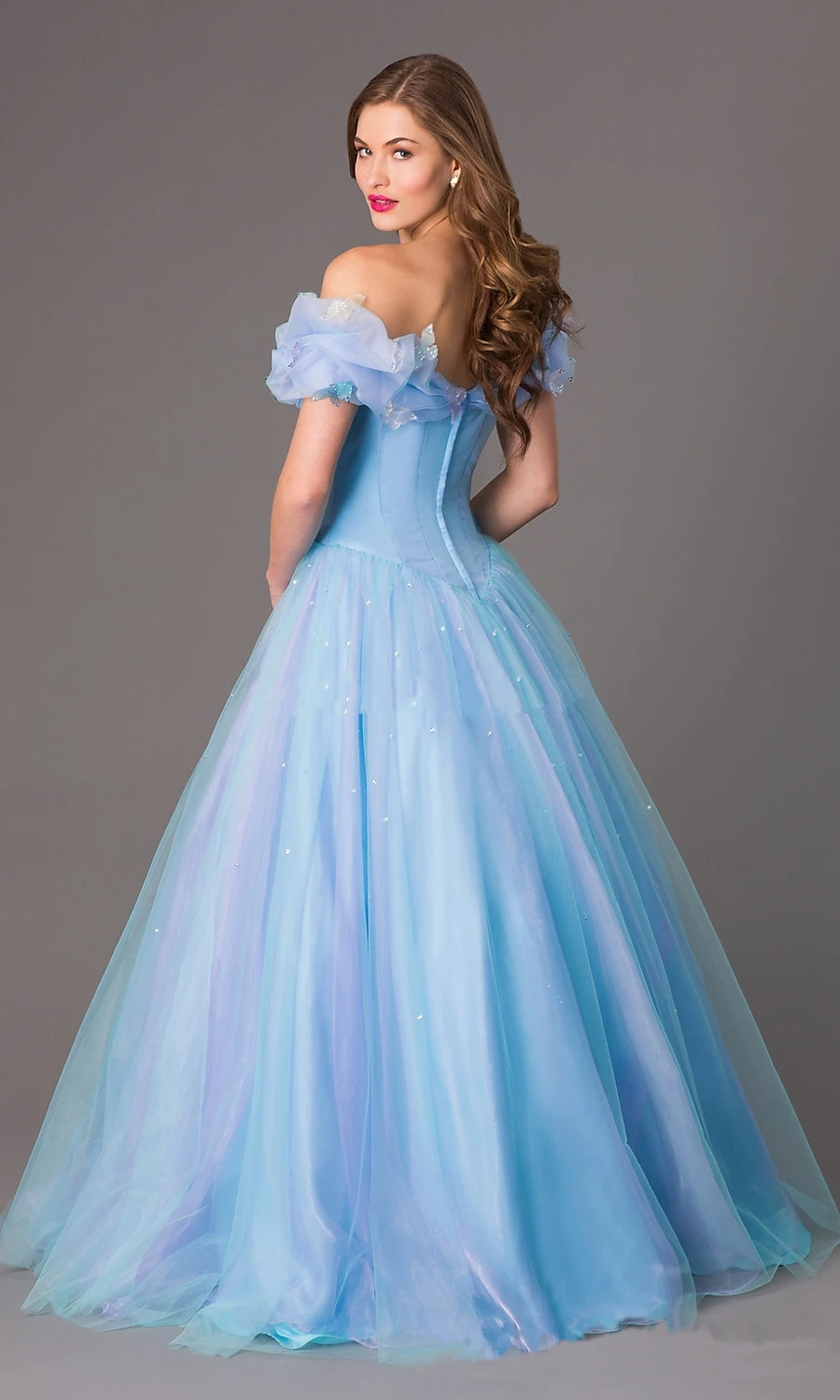 Ice Blue Wedding Dress