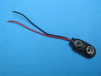 

50pcs 9 Volt Battery Connector 9V snap Clip Lead Wire