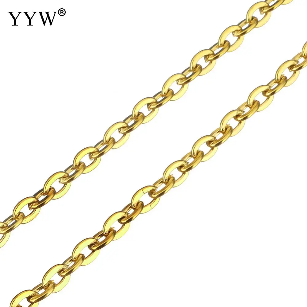 2017 Top Quality Sliver Color 316L Fashion Men Chain Stainless Steel