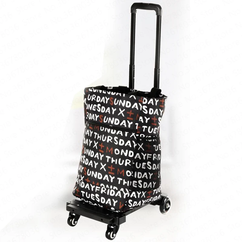 grocery luggage cart
