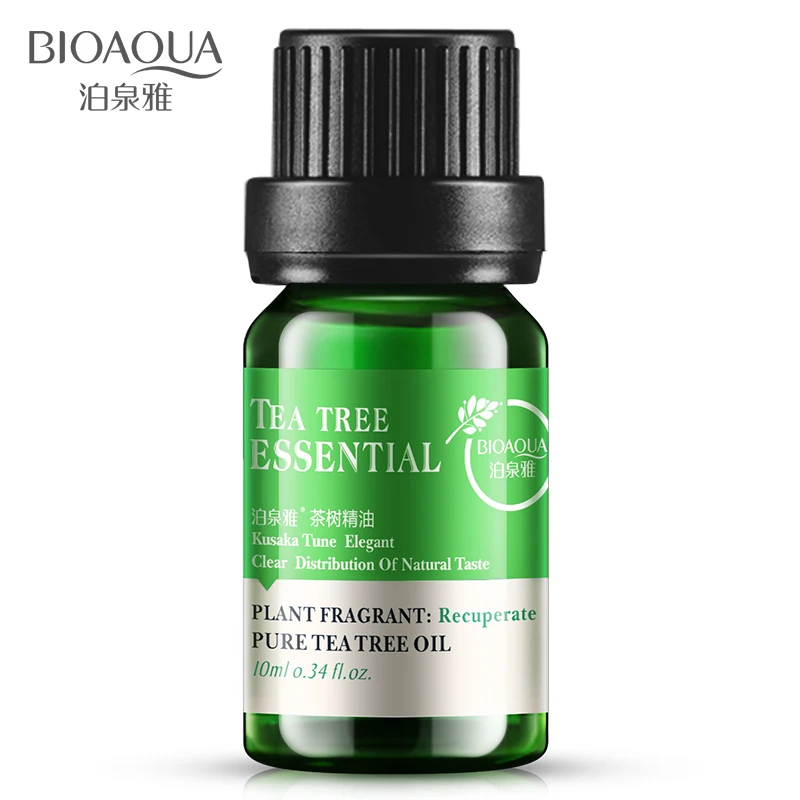 

10ml BIOAQUA Natural Plants Tea Tree Essence Essential Oils Moisturizer Shrink Pores Anti Aging Anti Wrinkles Women Skin Care
