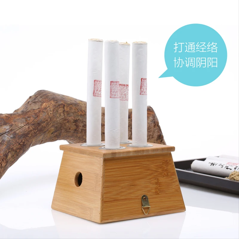 

Pamboo moxibustion box square-fashion moxa moxibustion box bamboo moxa roll moxa utensils