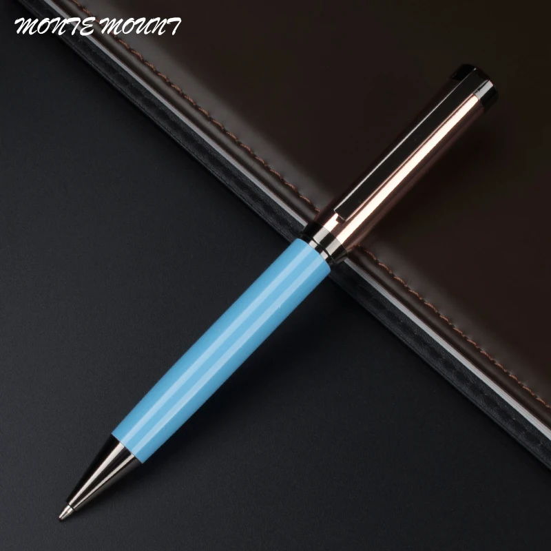 

Rose gold and sky blue special fine metal Pen fine Nib Ballpoint Pen New Accounting and letter stationery writing gift gel pen