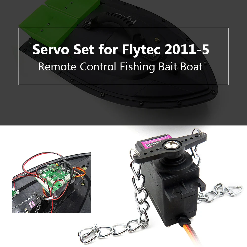 RC Bait Boat Parts Servo Set for Flytec 2011-5 1.5kg Fishing Loading Remote Control | Игрушки и хобби