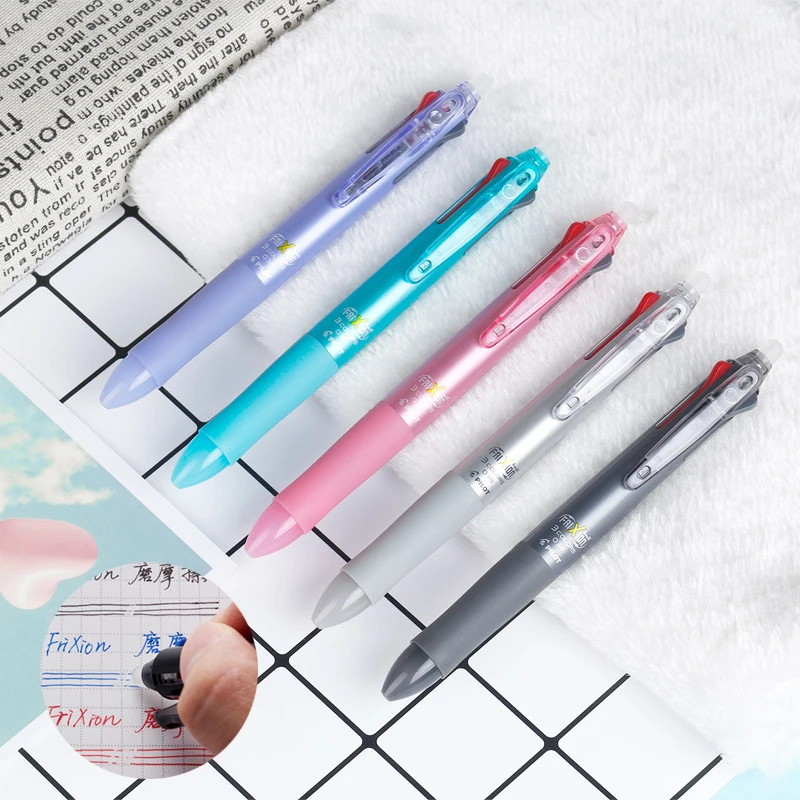 Original Japanese PILOT 3 Colored Pens Cute gel pen 0.38 mm Erasable