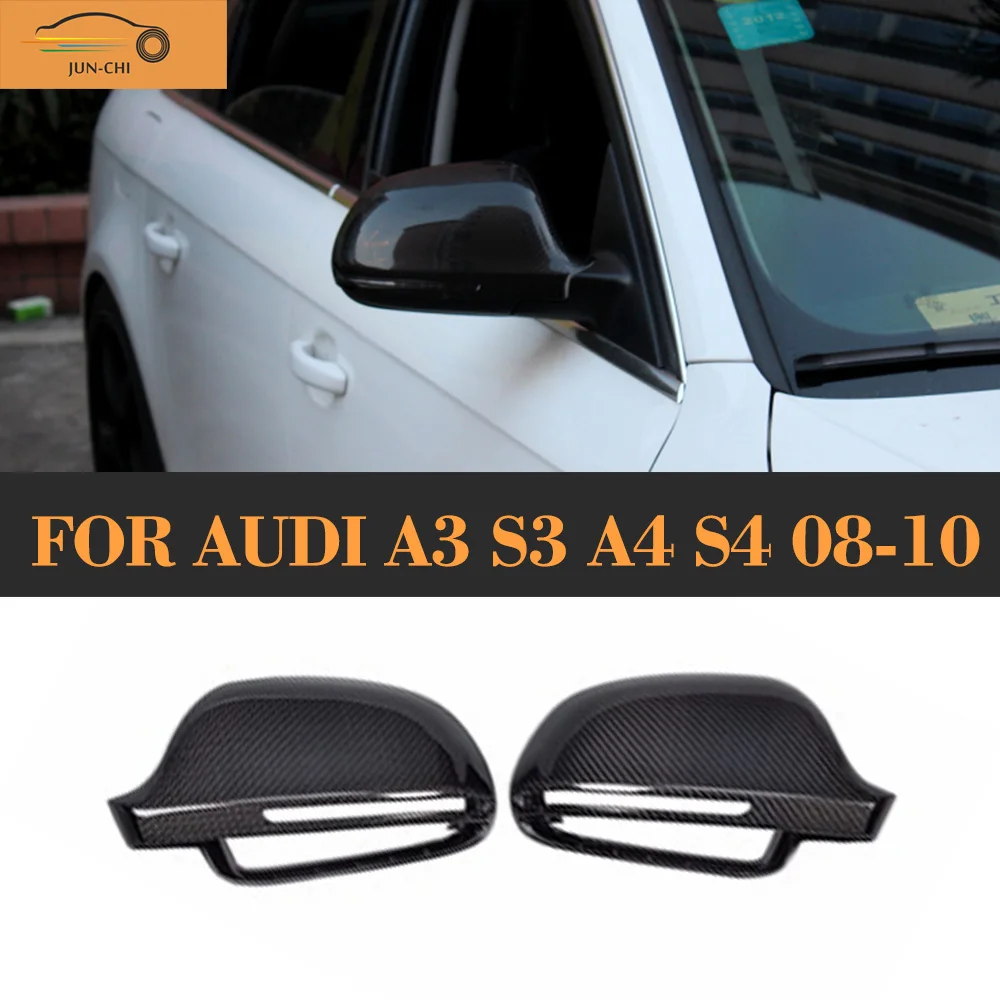 Чехол для зеркала заднего вида Audi A3 S3 8P A4 B8 S4 RS4 2008 2010 A5 S5 8T 2007 2009|carbon fiber|audi a3 covercover