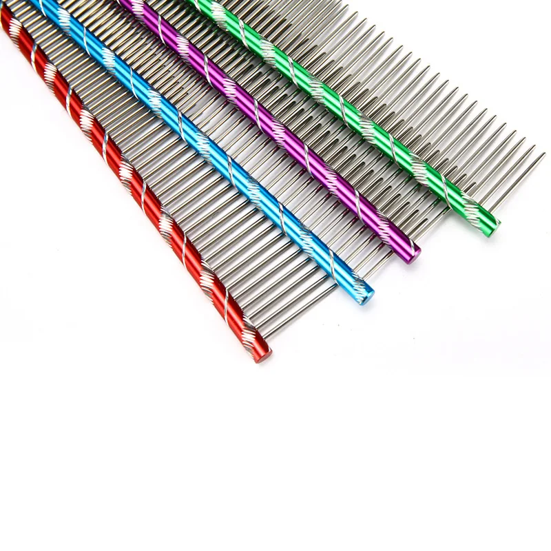 Stainless Steel Comb For Dogs Hair Removal Brush For Dog Cat Furminators Pet Grooming (21)