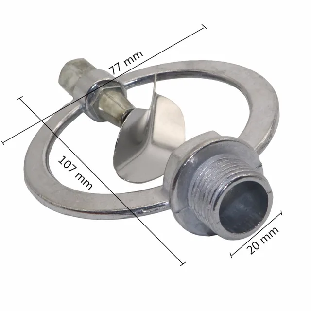 Kerti Gyep Forgó Sprinkler 1/2 "Férfi Szál Szórási Fúvóka 360 Fokos Automatikus Öntözés - Image 3