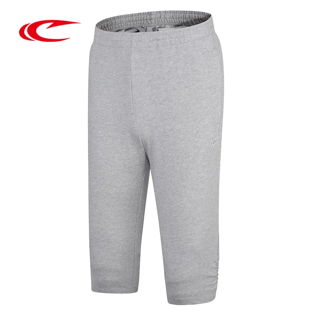 

SAIQI Women Summer Sport Casual ShortPants Female Fitness Sweatpants Plain Color Slim Elastic Waist Joggers 106272