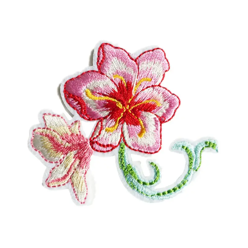 Craft Supplies & Tools DIY Embroidery Flower Patches,Decorative Patch Embroidered Applique