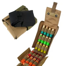 Открытый 25 дробовик оболочки ремень для патронташа патроны держатель военный, для дробовика мешок для патронов Рогатка с шариком сумка страйкбол Охота Тактический