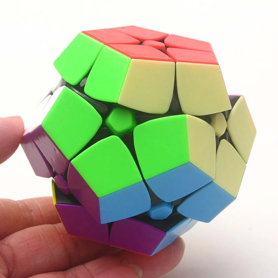 12 Сторон Скорость Magic Cube 2x2x2 извилистый паззл спидкуб Megaminx без Стикеры cubo magico, Обучающие Развивающие игрушки для детей