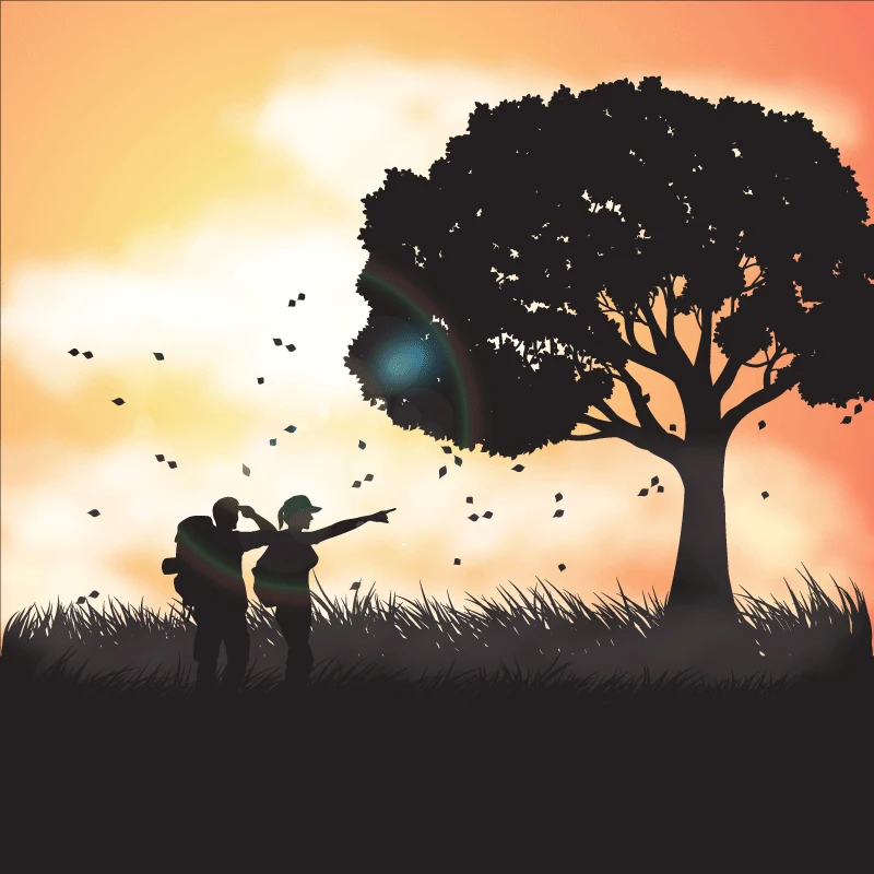 

AZSG Traveler Tree View Cutting Dies For Scrapbooking Photo Album Embossing DIY Paper Cards Making Decorative Stencil Craft