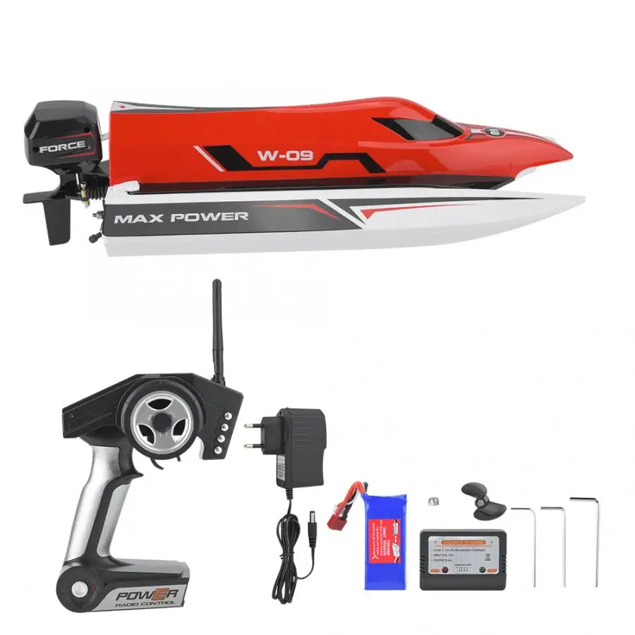 Wltoys 45 км/ч радиоуправляемая лодка 2 4 ГГц бесщеточный мотор двухсторонняя