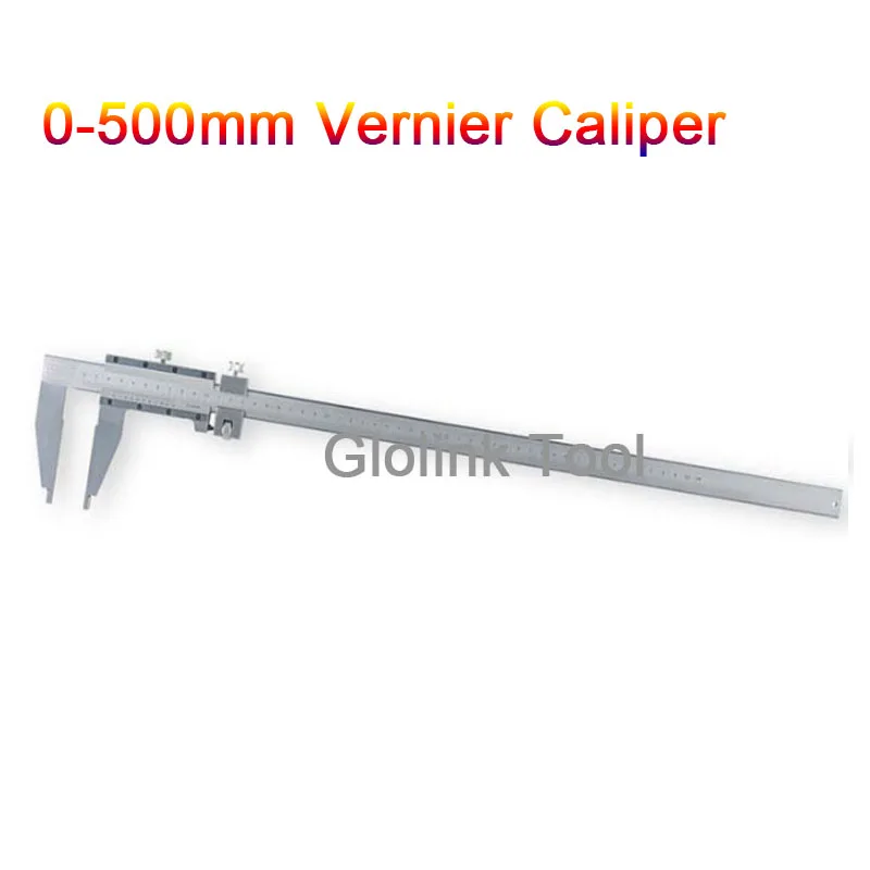 

0-500mm Heavy Duty Vernier Caliper 500mm 20inch Slider Vernier Caliper Measuring Tools Gauge With Nib Jaws