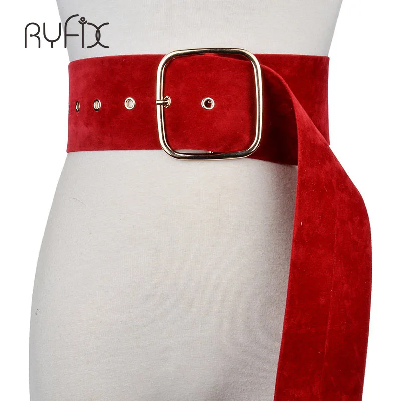 

Fashion Simple Alloy Buckle Female Belt Genuine Leather Wide Belts for Women Match Dress Cummerbunds Clothes Ceinture BL201820