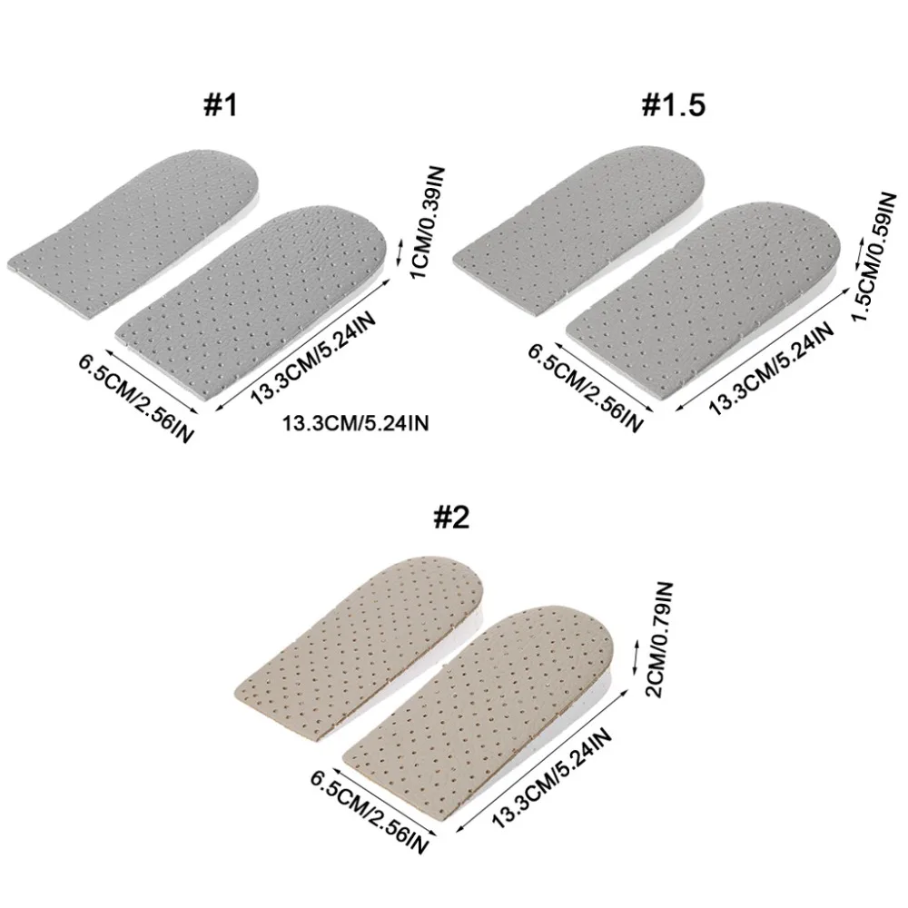1 см/1,5 см/2 см, увеличивающая рост стелька, подтяжка, ортопедическая, эластичная, ударопрочная, дышащая, увеличивающая рост, унисекс, невидимая