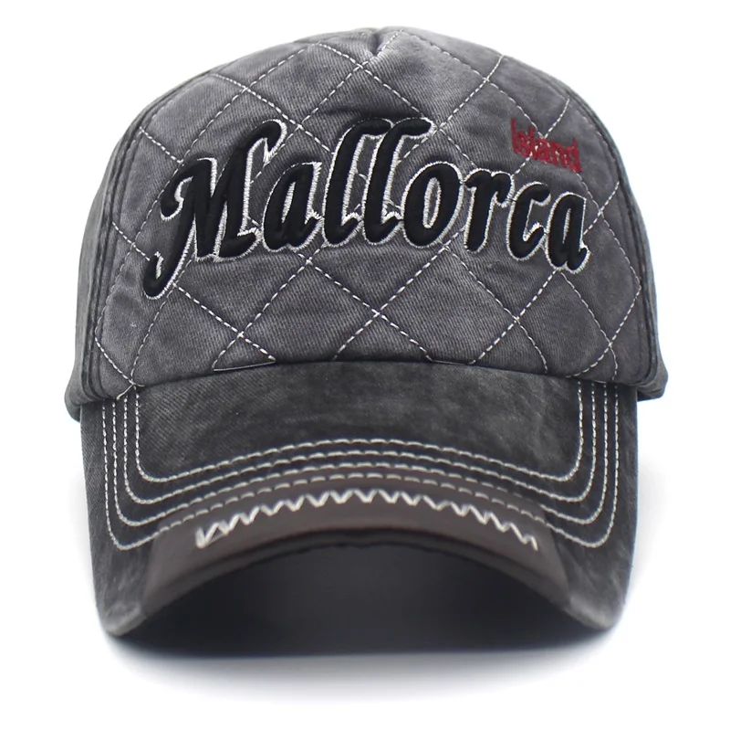 SX-084 mallorca 字母刺绣 拼色棒球帽细节细节正面