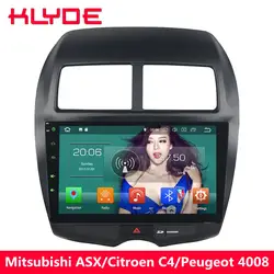 KLYDE 10,1 ''ips 4 г Wi-Fi Android 8,0 Octa Core 4 ГБ Оперативная память 32 ГБ Встроенная память DVD мультимедиа плеер для Mitsubishi ASX RVR Outlander Sport