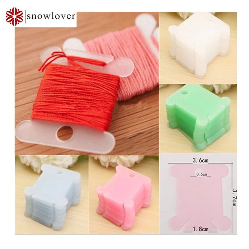 10 шт. пластиковые инструменты для вышивки крестиком|floss storage|thread bobbinsewing thread holder |