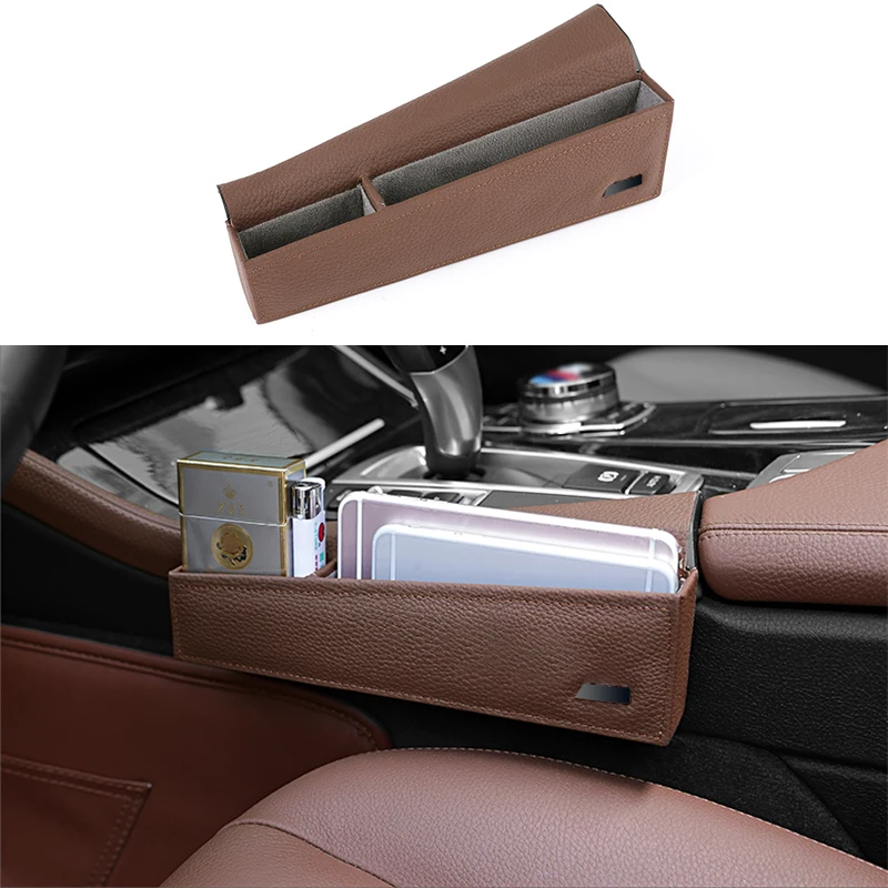 

Genuine Leather Center Armrest Storage Box For BMW 5 Series F10 2011-2016