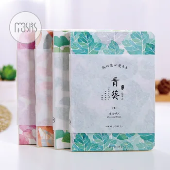 

New Luminous Hand-painted Fresh Plant Notebook paper Diary Drawing graffiti Painting Sketch Book School Supplies Gift