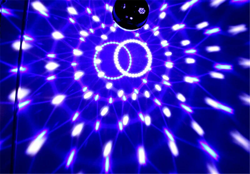 

Free DHL Mini RGB LED MP3 DJ Club Pub Disco Party Music Crystal Magic Ball Stage Effect Light With USB Disk Remote Control