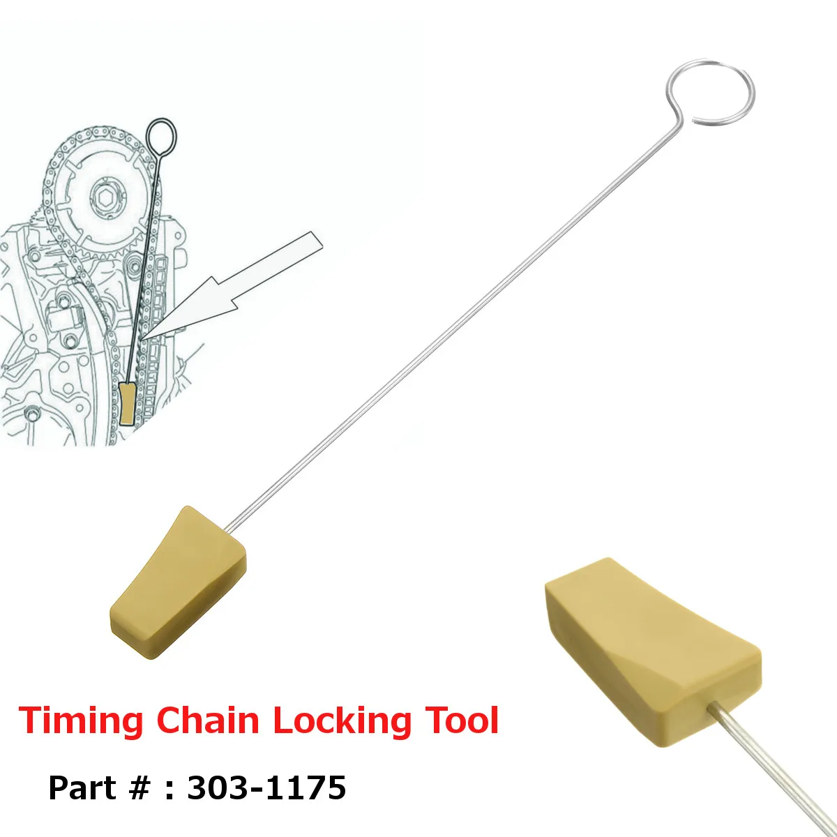 34cm Engine Timing Chain Locking Wedge Tool for Ford/Lincoln for