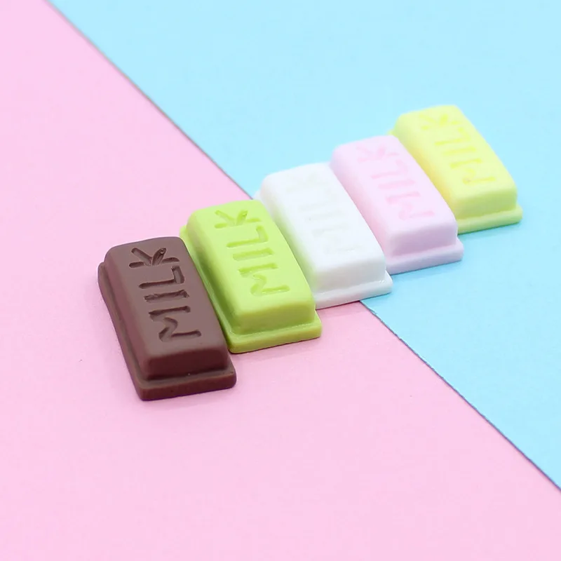 

10Pcs/Lot Milk Chocolate Polymer Slime Box Toy For Children Charms Modeling Clay DIY Kit Accessories Kids Plasticine