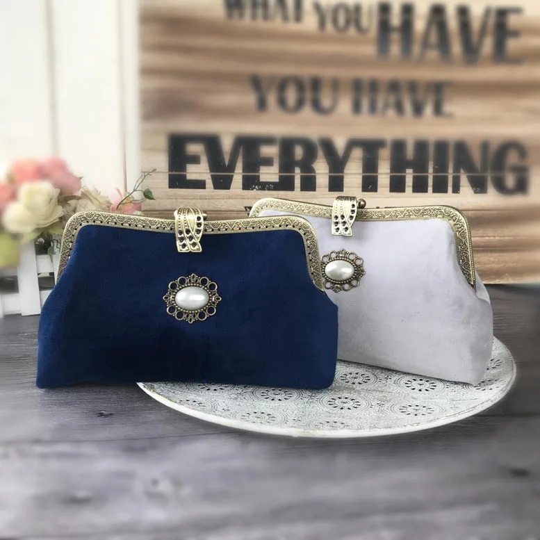 DIY Fabric Women Handbag Female Handmade Fabric Bag Material Pack Butterfly Japanese Wave Chinese red-crowned Crane Design