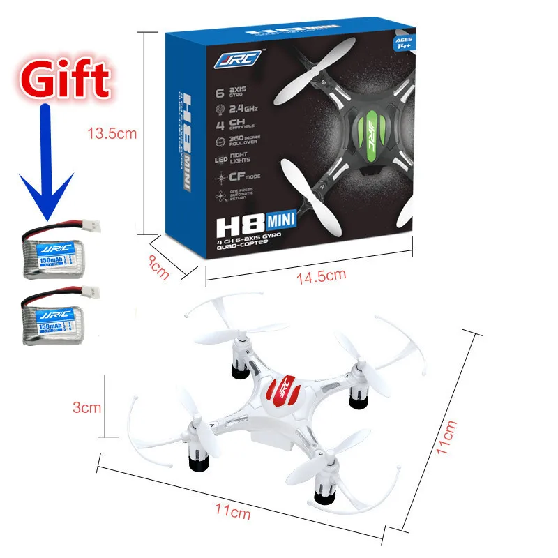 JJRC H8 Mini Headless Mode RC Quadcopter Helicopter 2.4G 4CH 6 Axis RTF