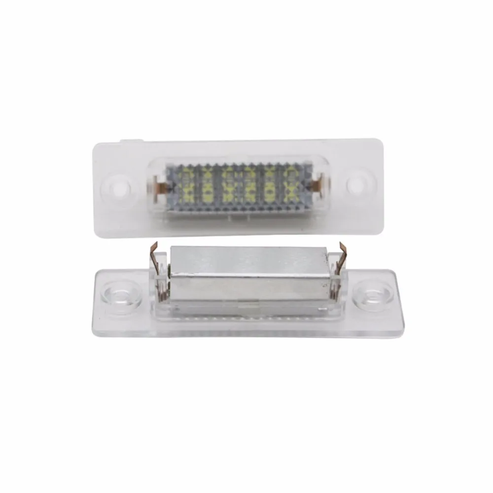 2 шт. без ошибок 18SMD светодиодный светильник номерного знака автомобильный