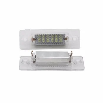 

2pcs Error free 18SMD LED License Plate Light Car light Source LED lamp for VW Caddy Transporter Passat Golf Touran Jetta T5