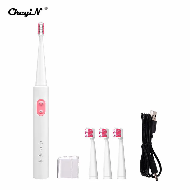 31000 times/min Sonic Vibration Electric Toothbrush USB Rechargeable