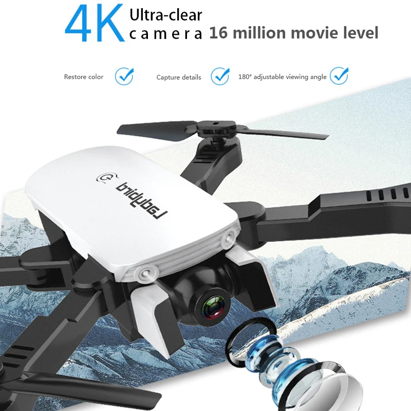 R8 drone 4K HD aerial camera quadcopter optical flow hover smart follow dual camera remote control helicopter with camera