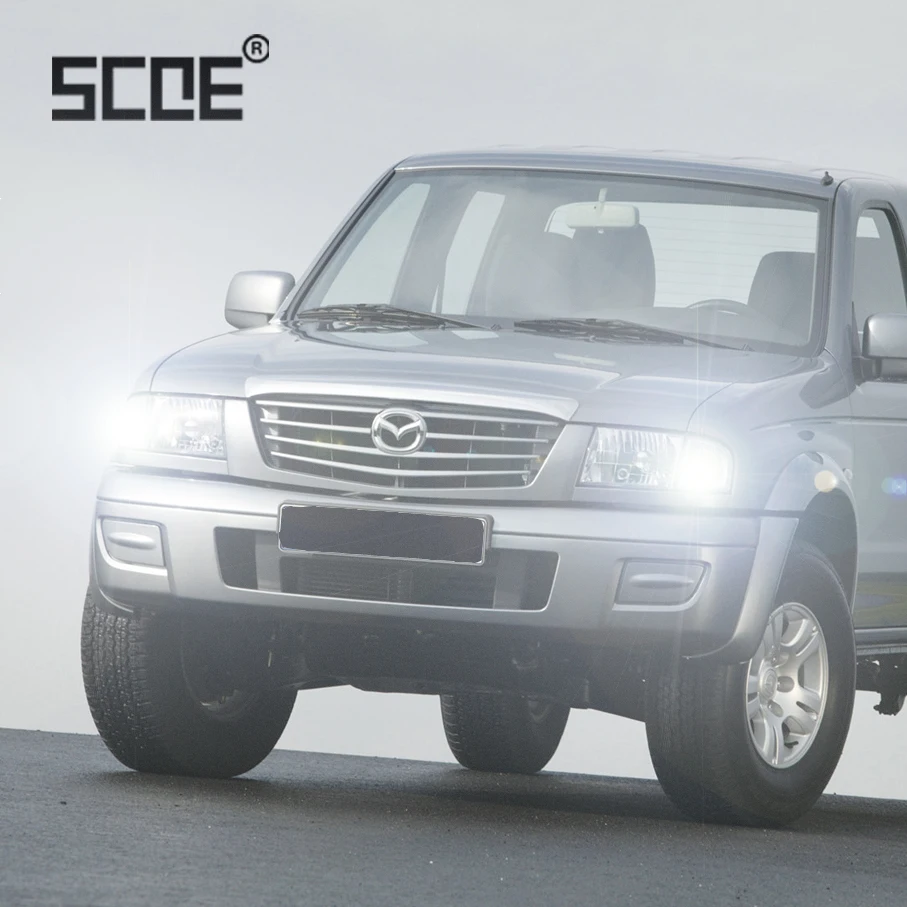 Для Mazda SCOE 2 шт. авто свет дальнего света супер яркие галогенные лампы для автомобиля фара для автостайлинга теплый белый